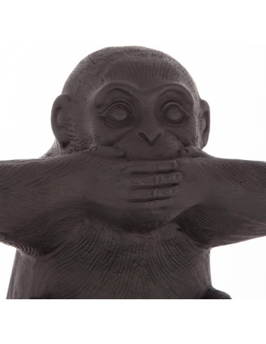 Set 3 statuette Singes Sagesse Atmosphera 23 cm Nero shopincasa.it