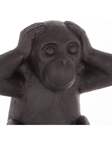 Set 3 statuette Singes Sagesse Atmosphera 23 cm Nero shopincasa.it