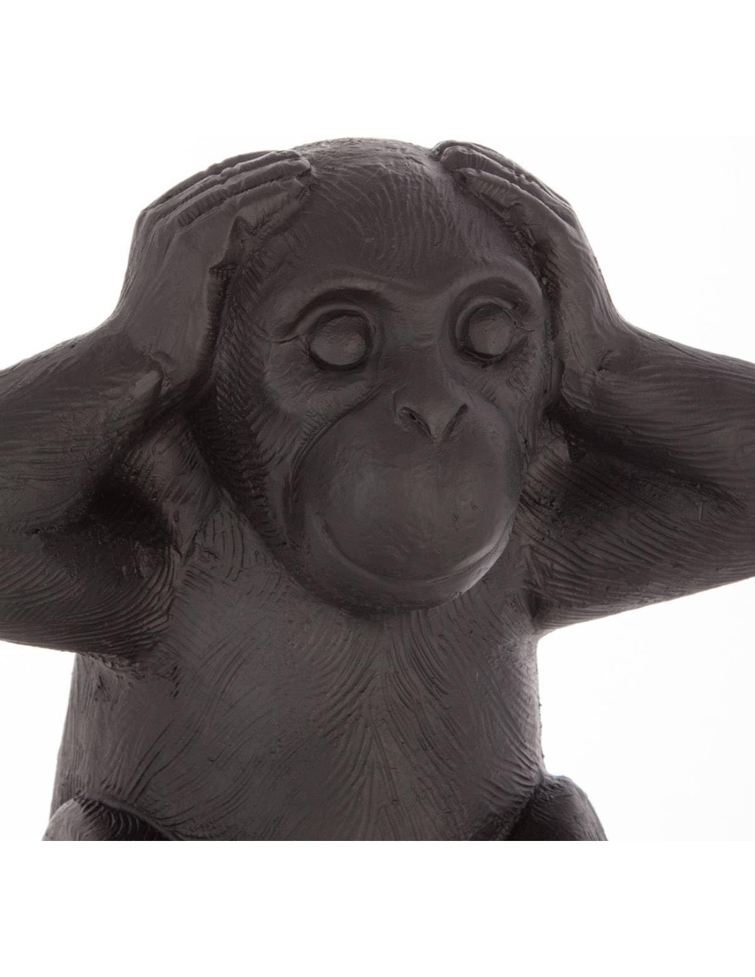 Set 3 statuette Singes Sagesse Atmosphera 23 cm Nero shopincasa.it
