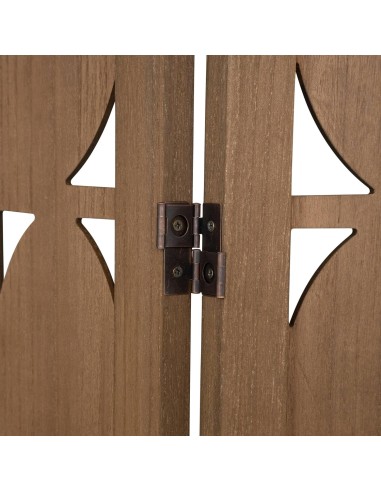 Paravento pieghevole "Hernan" Marrone 170 cm shopincasa.it