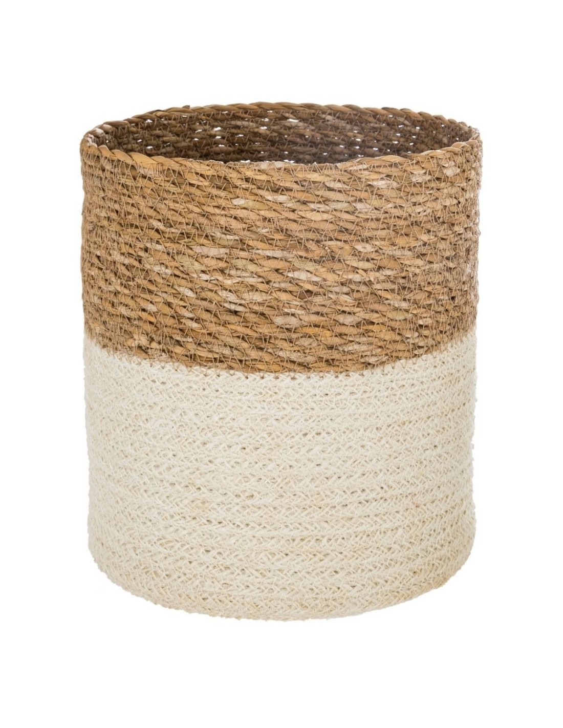 Cesta in juta bicolore 27x27 cm Atmosphera shopincasa.it