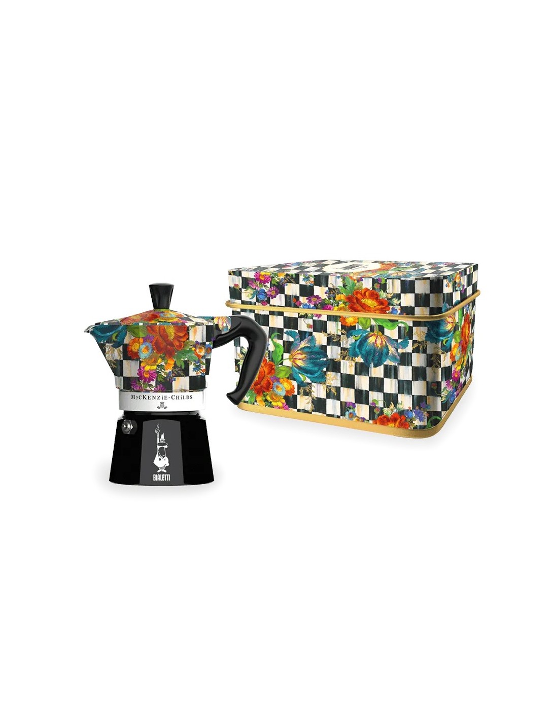 Set Moka Express 3 tazze MacKenzie-Childs | shopincasa.it