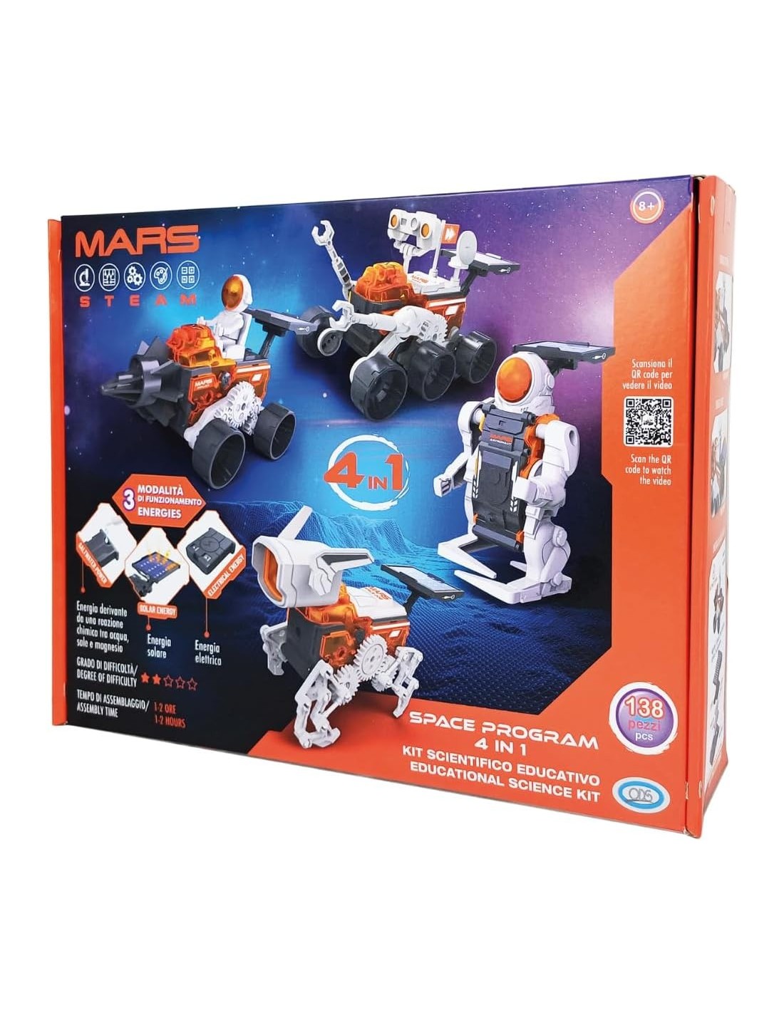 Mars Space Program 4 in 1 Astronauta e Rover Spaziale | shopincasa.it