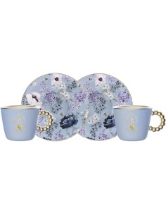 Bialetti Set 2 Tazzine e 2 Piattini Bridgerton 80 ml | shopincasa.it