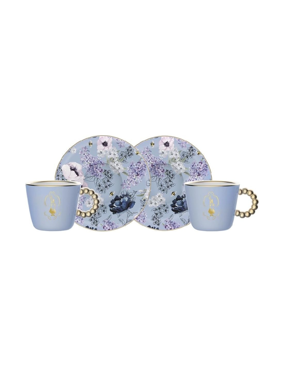 Bialetti Set 2 Tazzine e 2 Piattini Bridgerton 80 ml | shopincasa.it