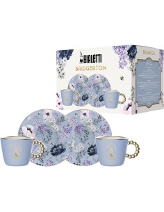 Bialetti Set 2 Tazzine e 2 Piattini Bridgerton 80 ml | shopincasa.it