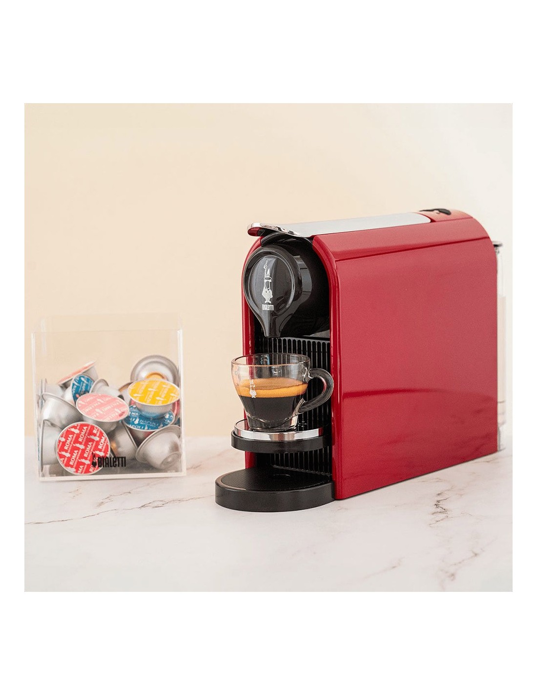 Bialetti CF92 Gioia Plus Rosso Intenso – Macchina Caffè a Capsule 0,5 L | shopincasa.it