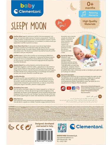INFANZIA: vendita online BABY FOR YOU CARILLON LUNA SLEEPY MOON 17323 CLEMENTONI in offerta