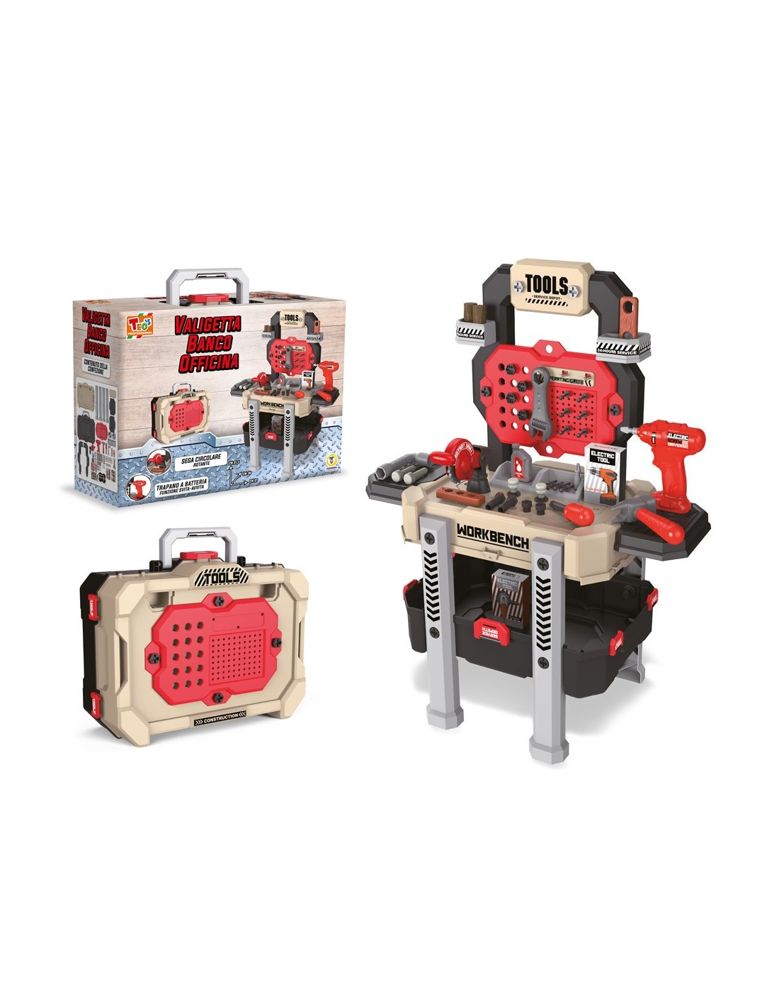 Teo’s Valigetta Banco Officina 78pz | shopincasa.it