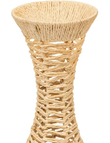 Atmosphera Vaso Clay in Fibra Vegetale Beige H90 cm | shopincasa.it