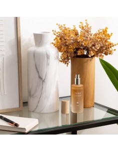 Atmosphera Vaso Sao in Ceramica Effetto Marmo Bianco e Nero H30 cm | shopincasa.it 2