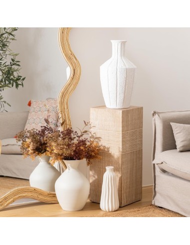 Atmosphera Vaso Antico Nolwi in Ceramica Bianca H48 cm | shopincasa.it
