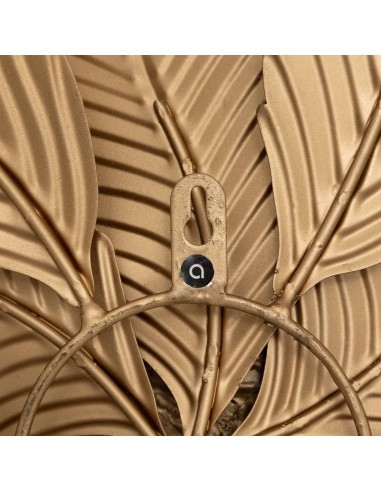 Atmosphera Decorazione Murale Amandine Metallo Dorato 67x67 cm | shopincasa.it