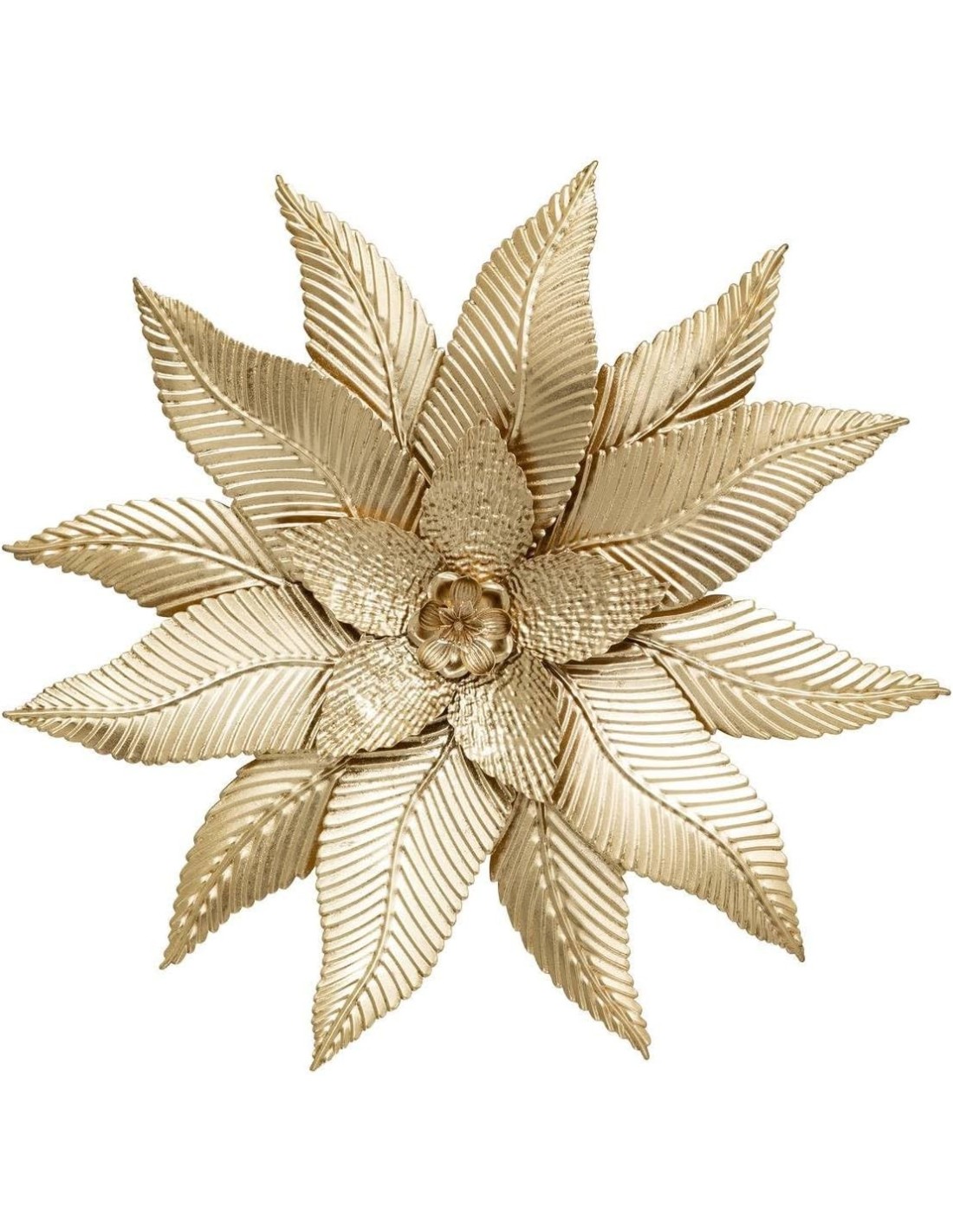 Atmosphera Decorazione Murale Amandine Metallo Dorato 67x67 cm | shopincasa.it
