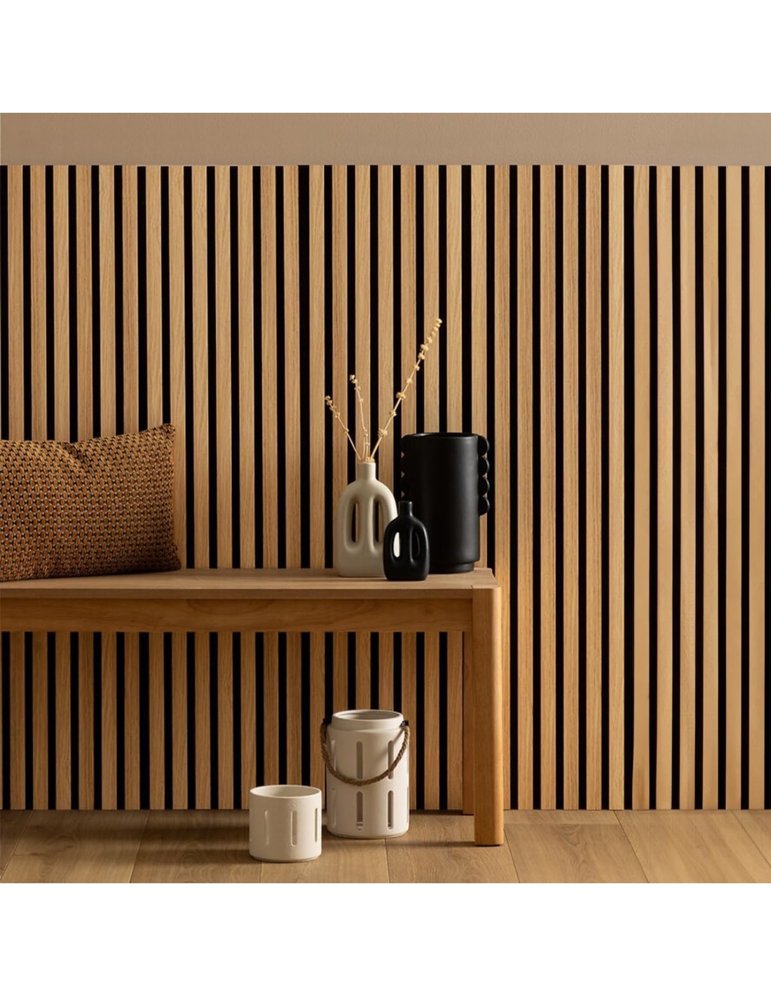 Atmosphera Pannello Decorativo Legno Colva 120x60 cm Rovere Chiaro | shopincasa.it