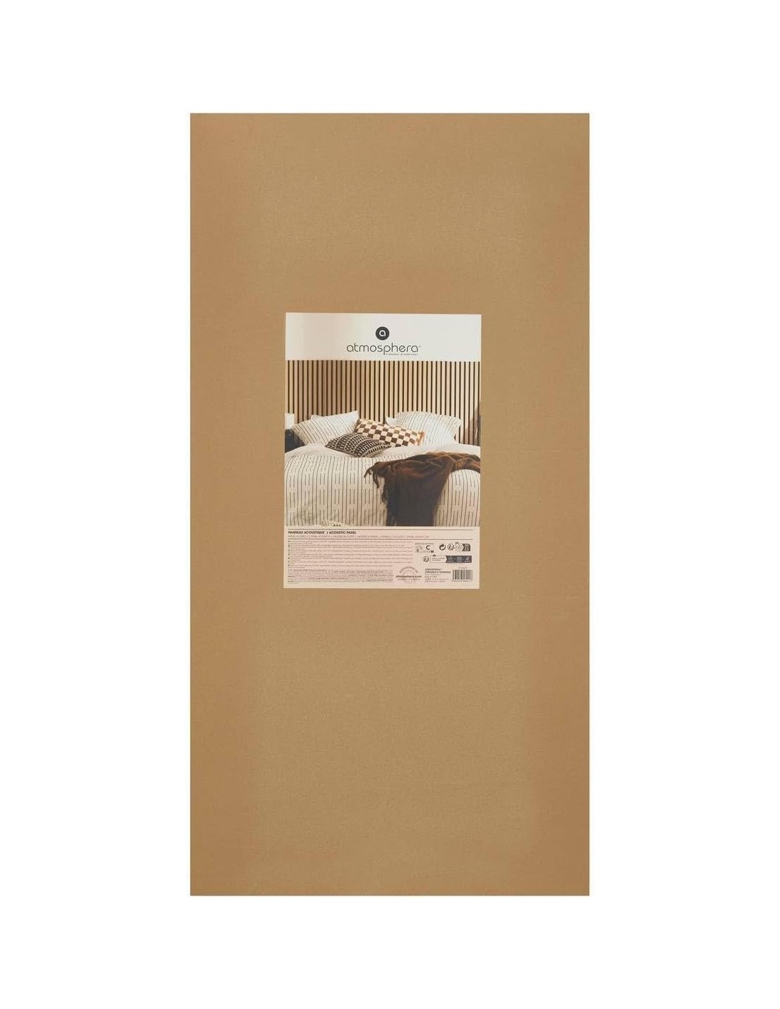 Atmosphera Pannello Decorativo Legno Colva 120x60 cm Rovere Chiaro | shopincasa.it
