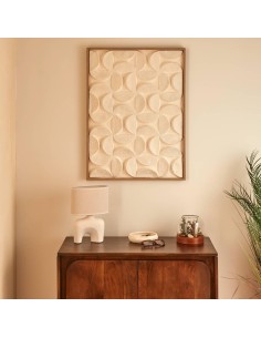 Atmosphera Tela 3D Kailani Bianco 60x80 cm | shopincasa.it