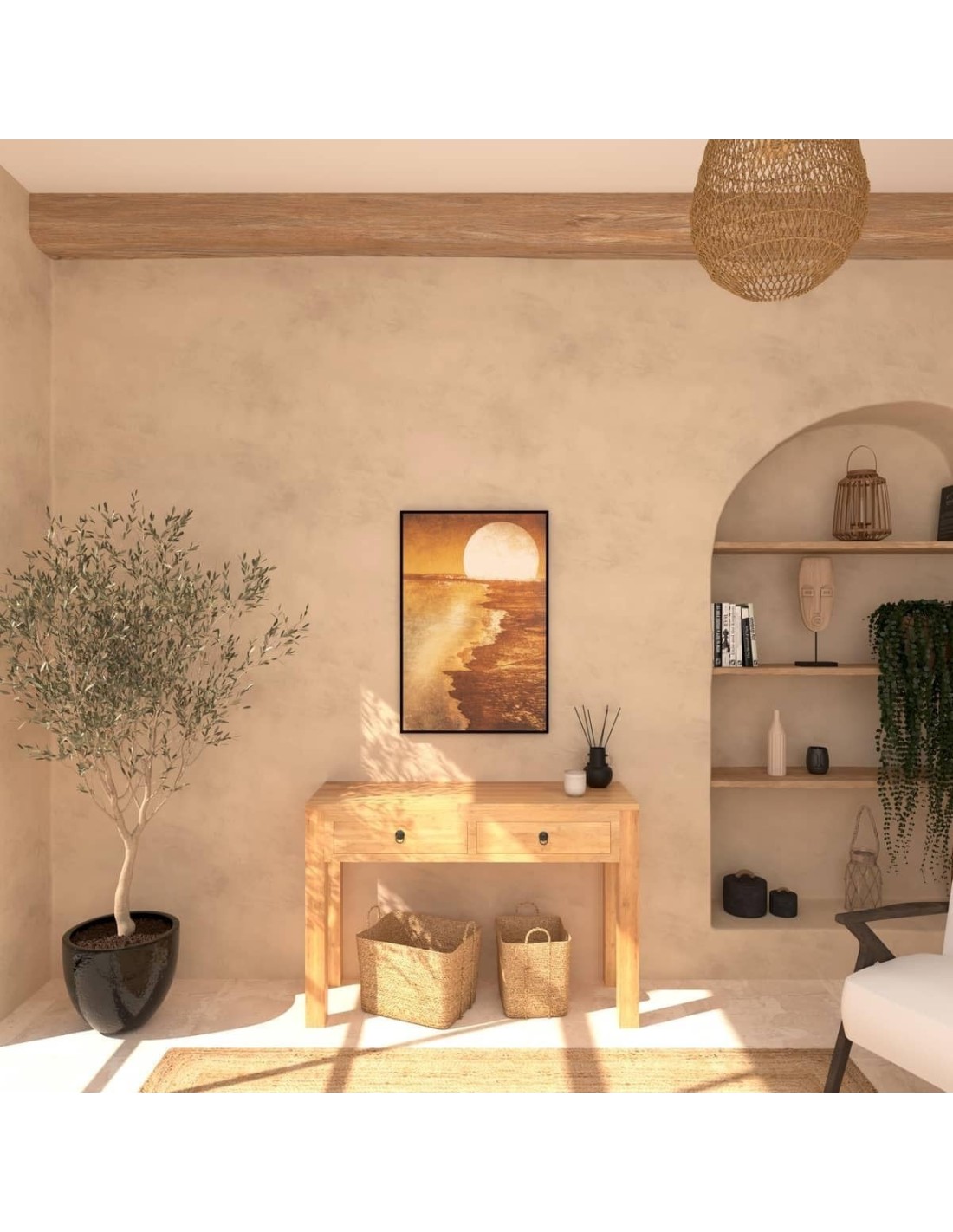 Atmosphera Tela Incorniciata Soleil Legno 60x90 cm | shopincasa.it
