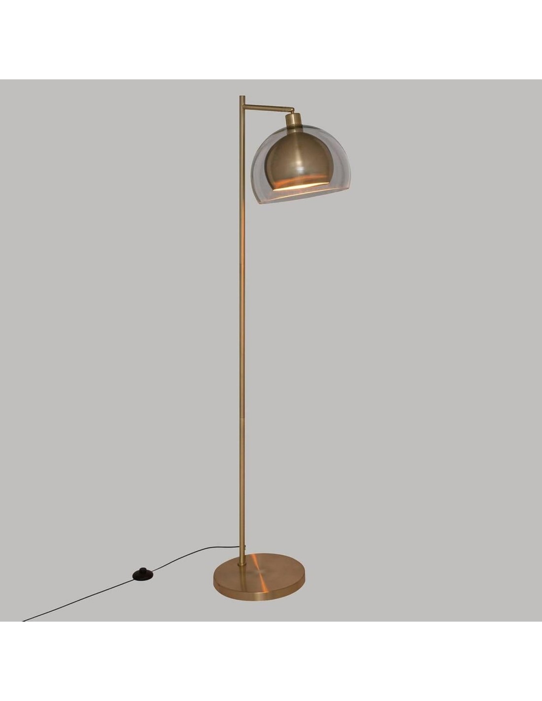 LAMPADA DA TERRA 190661 METALLO DORATO 157CM su Shop in Casa