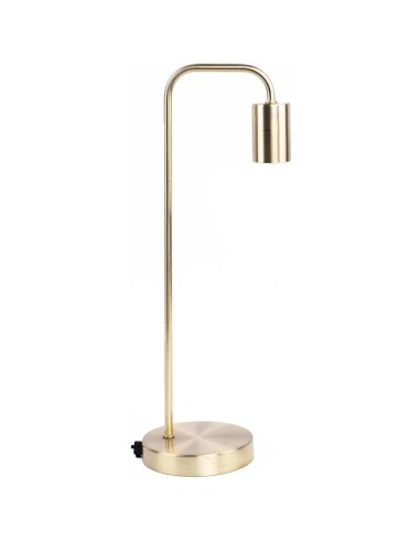 Atmosphera Lampada Dritta Keli Metallo e Cemento Oro H45 cm | shopincasa.it