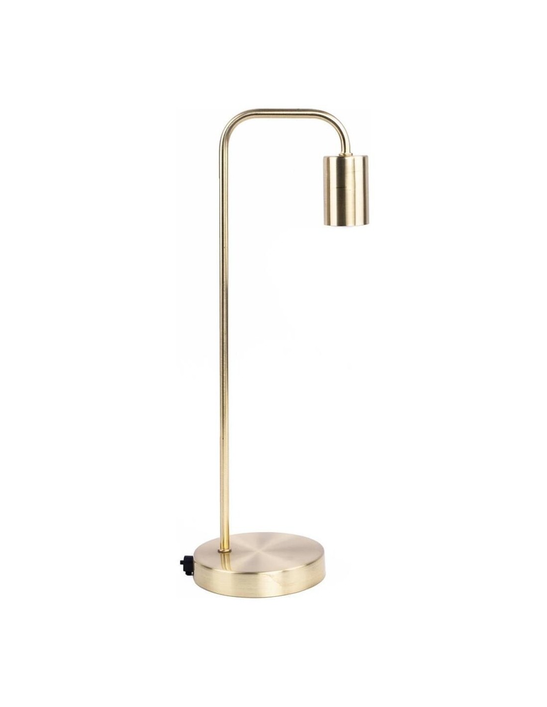 Atmosphera Lampada Dritta Keli Metallo e Cemento Oro H45 cm | shopincasa.it