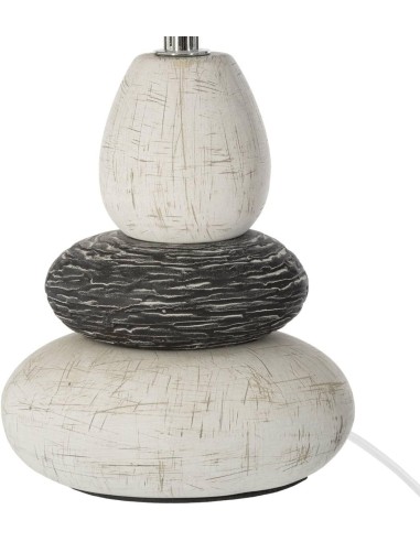 Atmosphera Lampada da Tavolo in Ceramica 3 Rulli H33 cm | shopincasa.it
