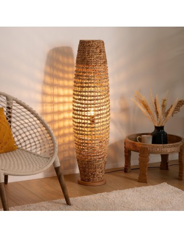 Atmosphera Lampada da Terra Intrecciata 118 cm Naturale | shopincasa.it