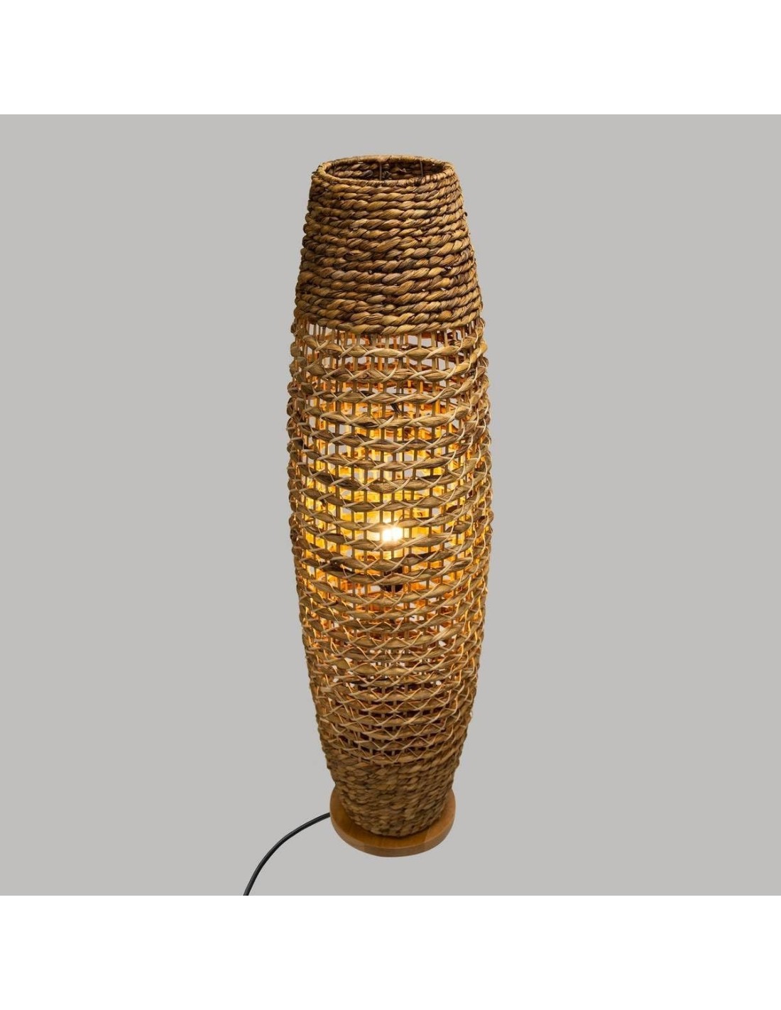 Atmosphera Lampada da Terra Intrecciata 118 cm Naturale | shopincasa.it