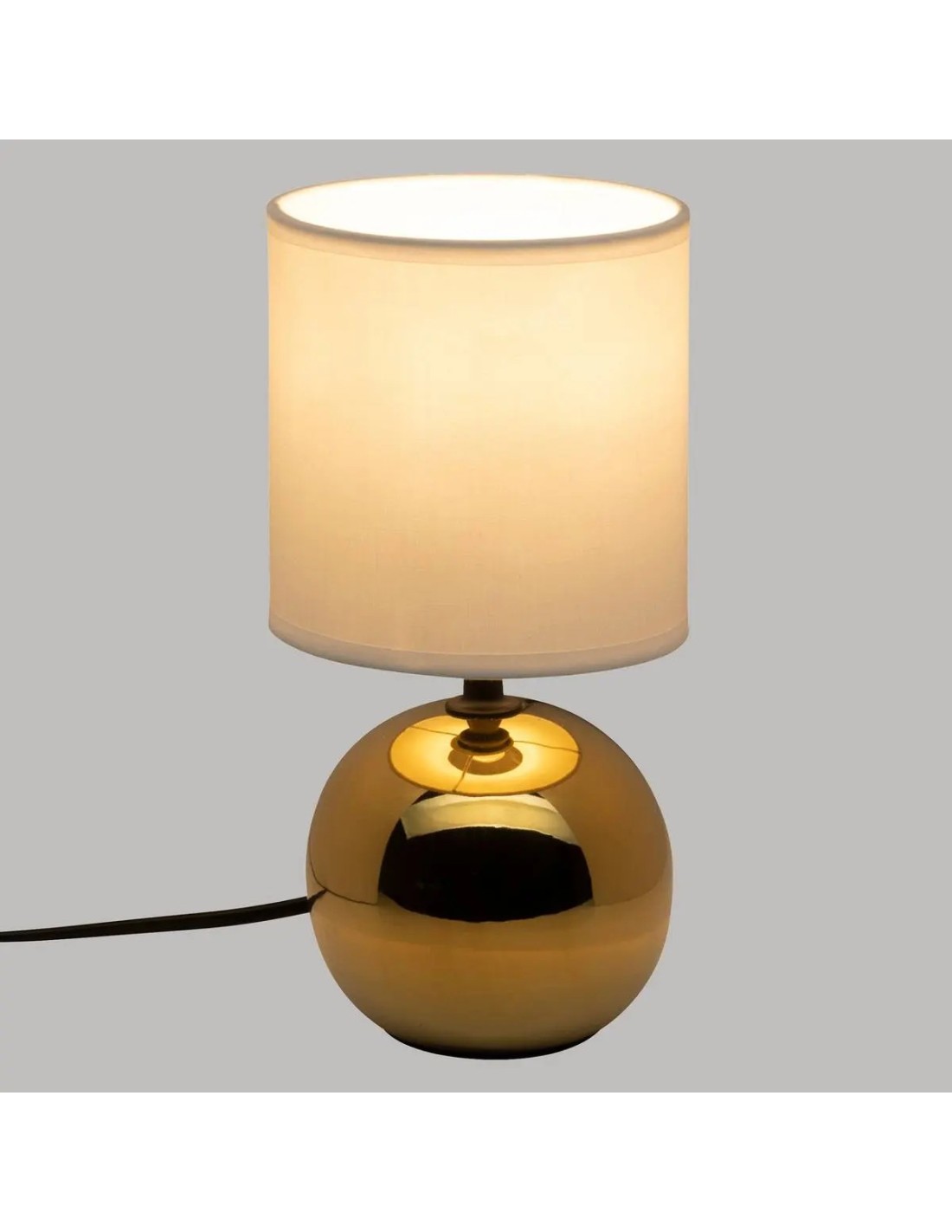 Atmosphera Lampada in Ceramica Timéo Oro H25 cm | shopincasa.it