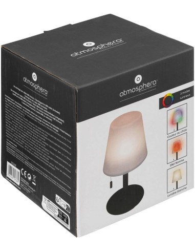 Atmosphera Lampada da Esterno Zack Grigio Scuro H30 cm | shopincasa.it