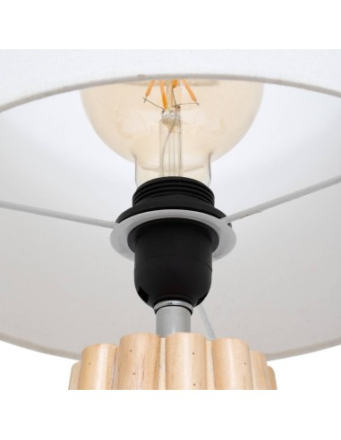 Atmosphera Lampada da Tavolo Adon Beige H53 cm | shopincasa.it