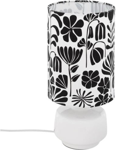 Atmosphera Lampada da Tavolo Elida Ceramica e Metallo 16x34 cm | shopincasa.it