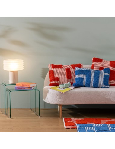 Atmosphera Lampada da Tavolo Asti Vetro Argilla H36 cm A+++ | shopincasa.it
