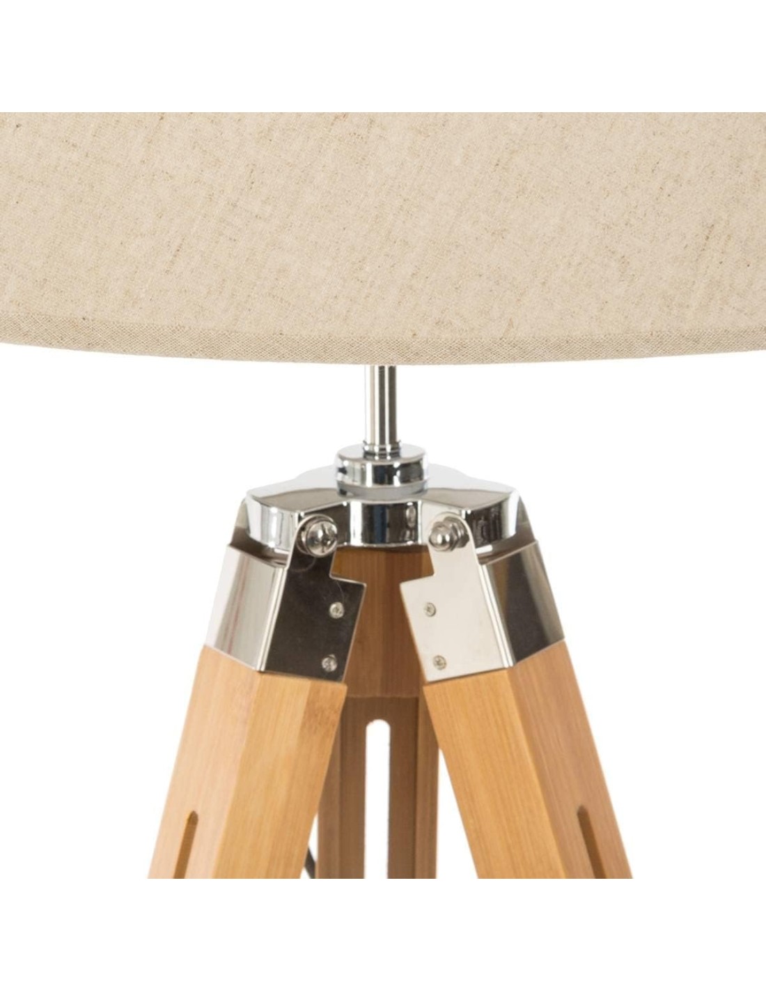 Atmosphera Lampada da Terra Treppiede Bambù Runo Avorio H146 cm | shopincasa.it