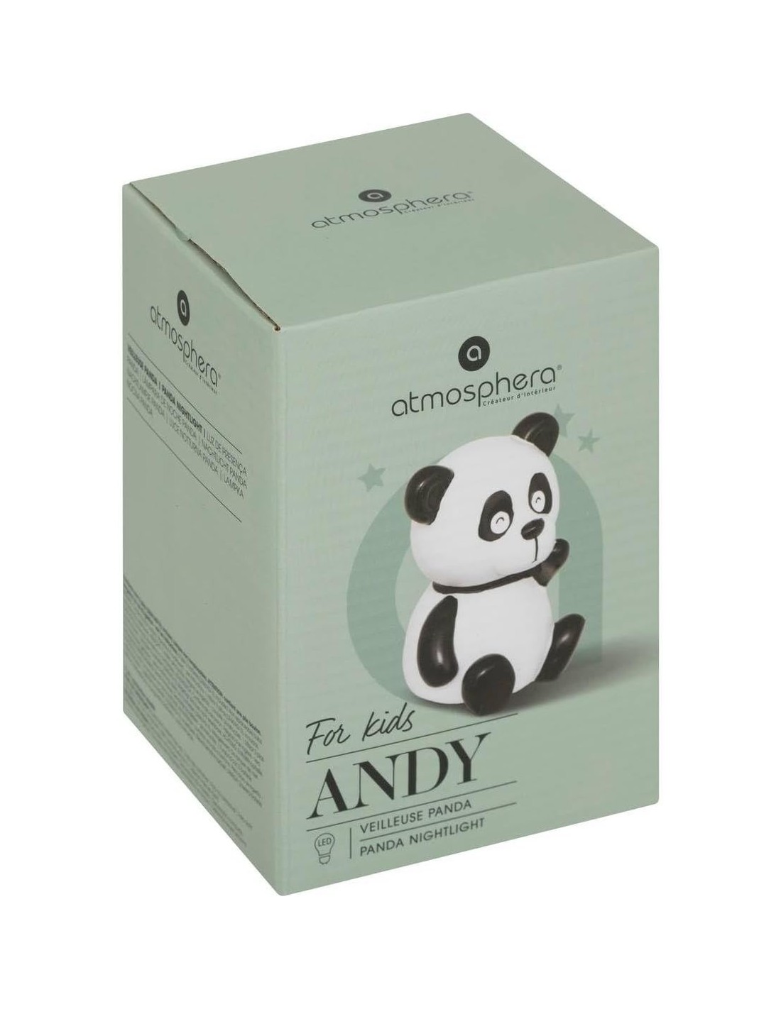 Atmosphera Luce Notturna Bambini Velo Panda H14 cm | shopincasa.it