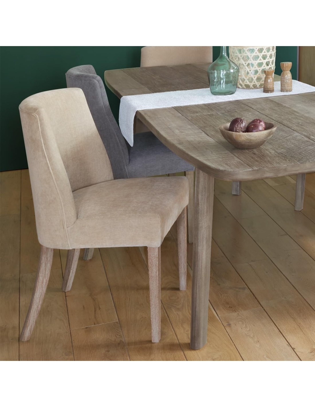 Atmosphera Sedia Livia Beige Legno di Faggio | shopincasa.it