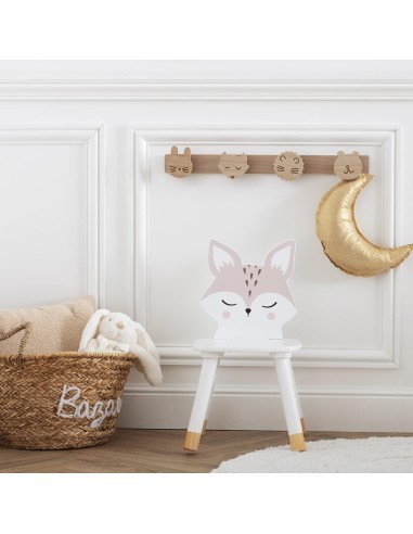 Atmosphera Sedia Bambini "Volpe" Legno Bianco | shopincasa.it