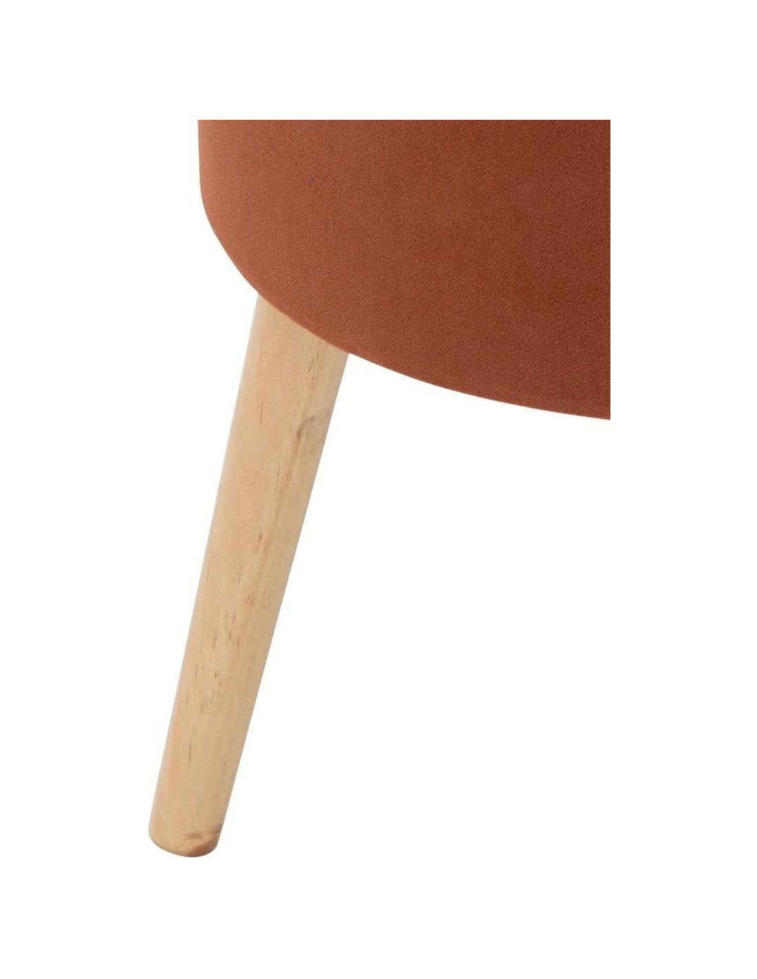 Atmosphera Sgabello Cassapanca "Tess" Velluto Ambra | shopincasa.it