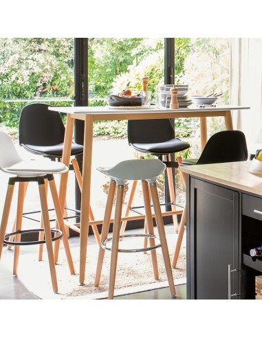 SGABELLO BAR MAXON 93CM BIANCO su Shop in Casa