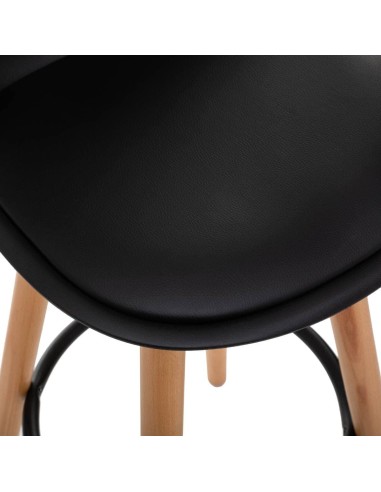 SGABELLO BAR MAXON 93CM NERO su Shop in Casa