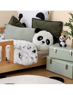 Atmosphera Cuscino Panda Nao Bianco e Nero Ø27 cm | shopincasa.it