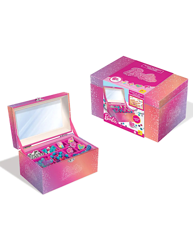 GIOCHI GIRL: vendita online PORTAGIOIE BARBIE CON KIT PERLINE in offerta