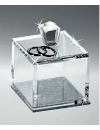 CBB377 SCATOLA FEDI E BASE ARGENTO