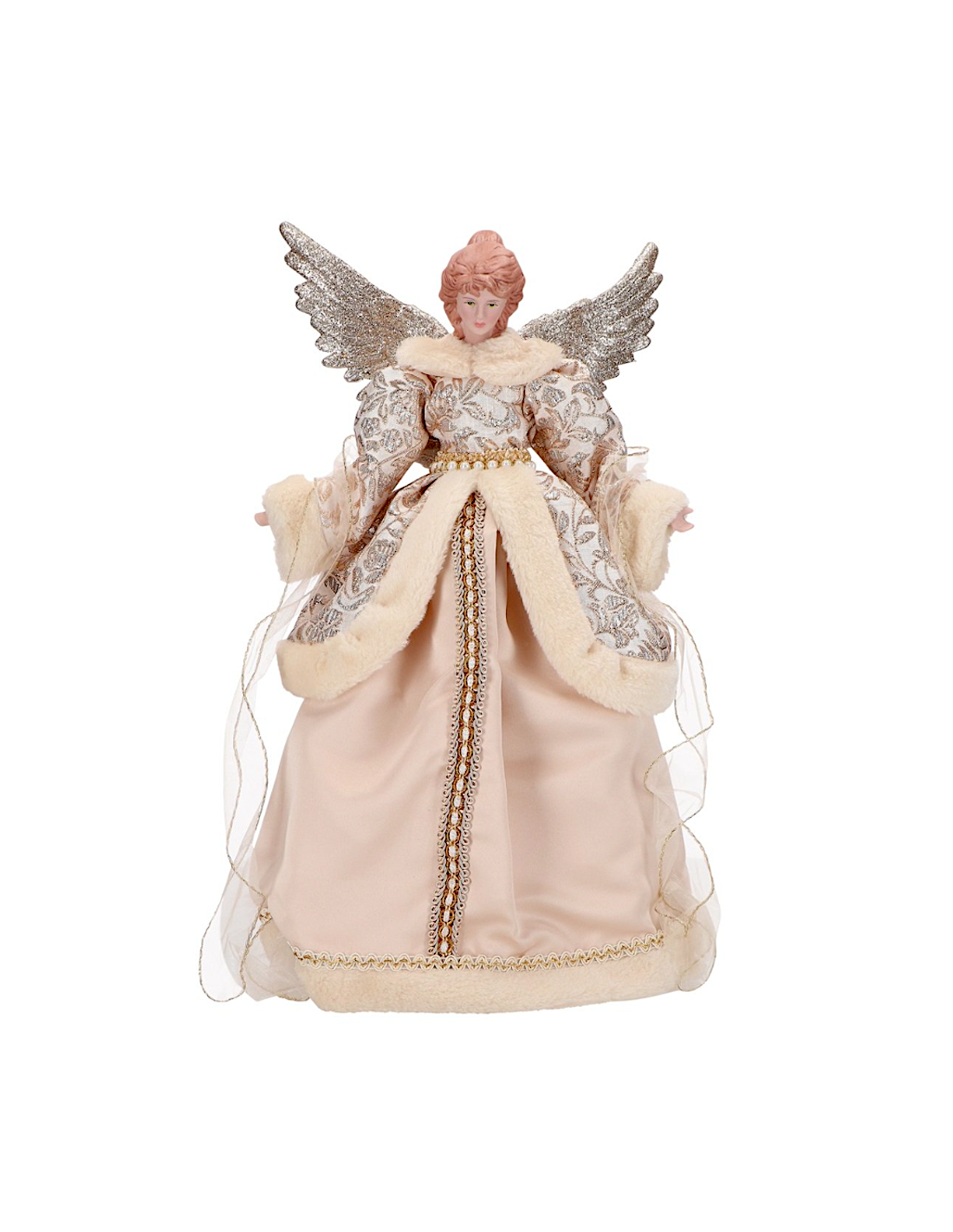 SFERE E PENDAGLI: vendita online Puntale di Natale angelo oro 35x15x42h, decorazione elegante per albero, la magia di Natale ...