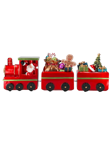 OGGETTISTICA NATALE: vendita online Trenino di Natale con led 61x15x22cm, decorazione luminosa natalizia, la magia di Natale ...