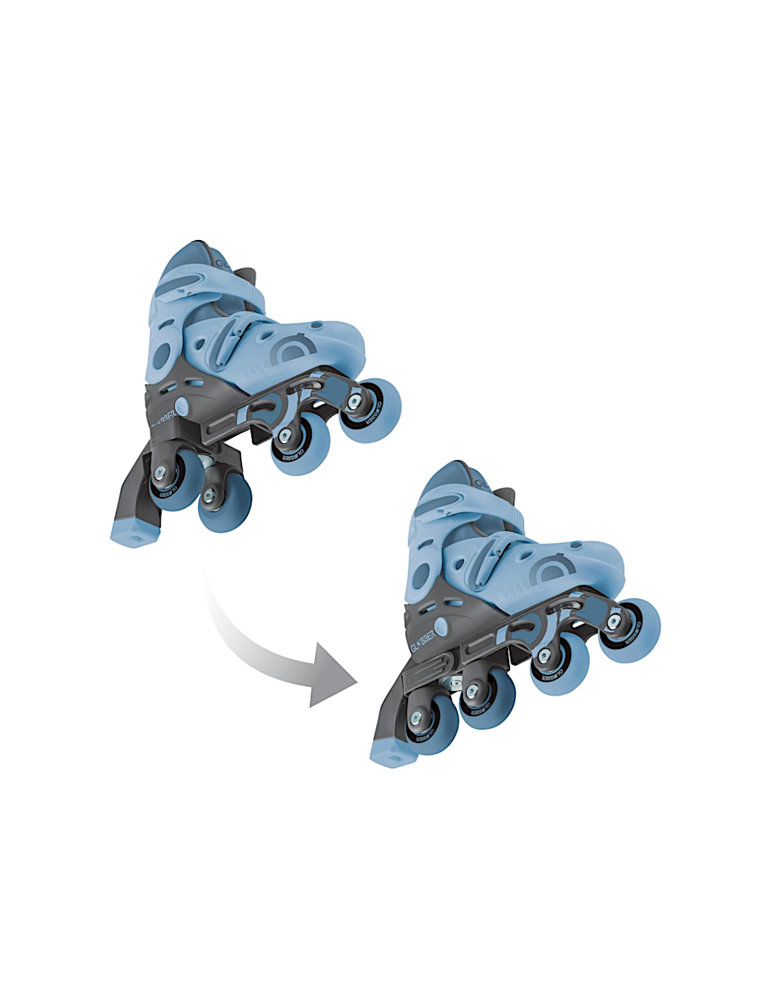 SPORT: vendita online PATTINI DA APPRENDIMENTO BLU 2IN1 TAGLIA 30-33 in offerta