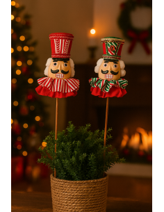 PICK: vendita online Pick di Natale schiaccianoci assortito, decorazione multicolor per albero e composizioni, la magia di Na...