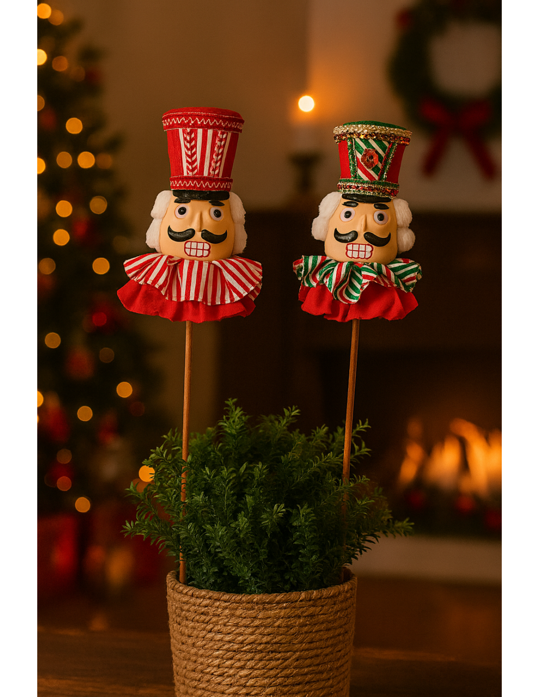 PICK: vendita online Pick di Natale schiaccianoci assortito, decorazione multicolor per albero e composizioni, la magia di Na...