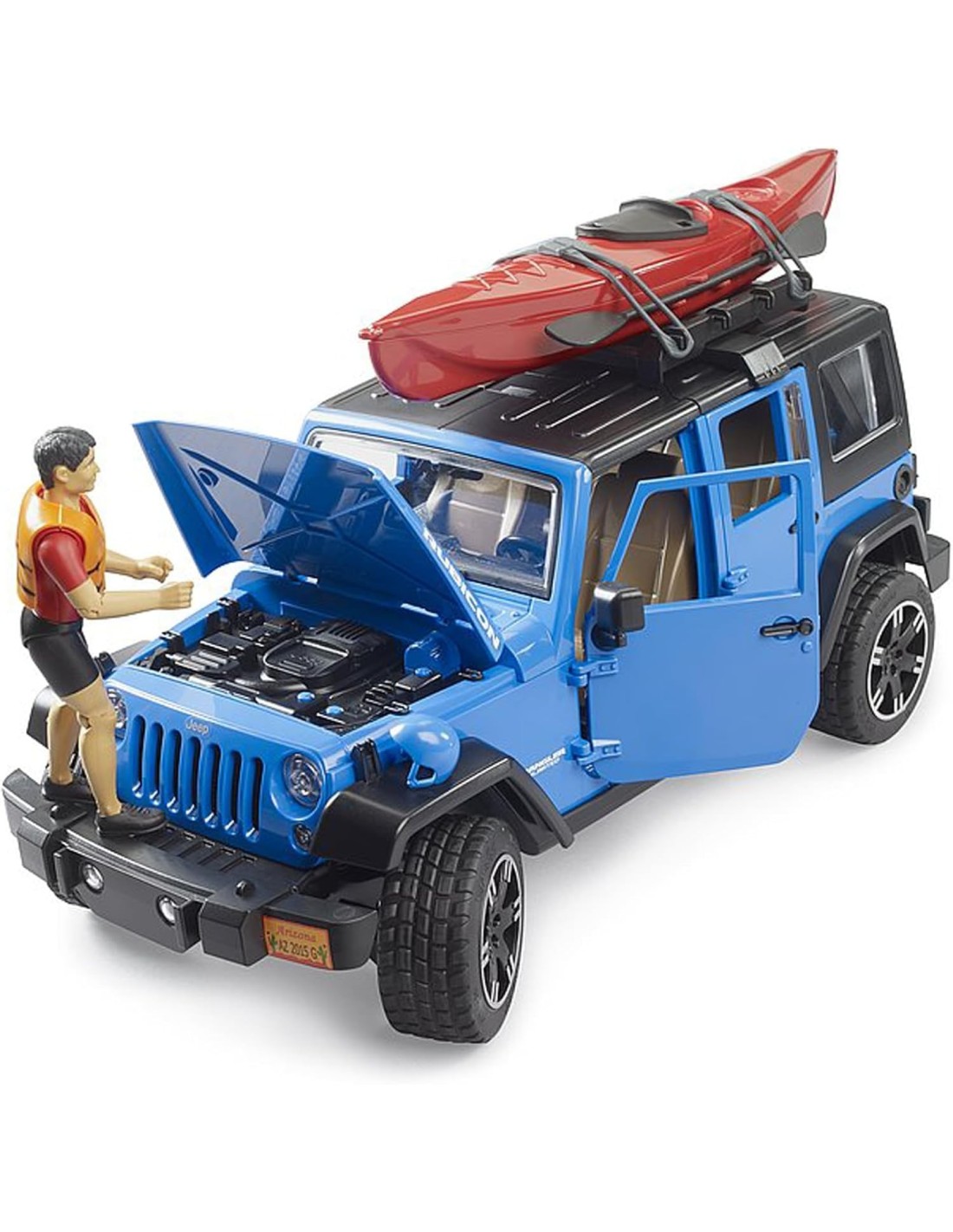 JEEP WRANGLER 02529 RUBICON CON KAYAK E PERSONAGGIO su Shop in Casa