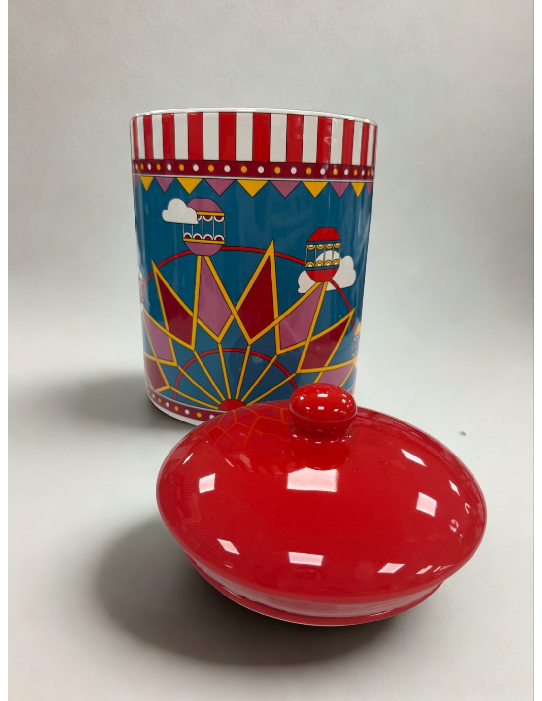 Barattolo Bialetti Winter Wonderland con tappo rosso | shopincasa.it